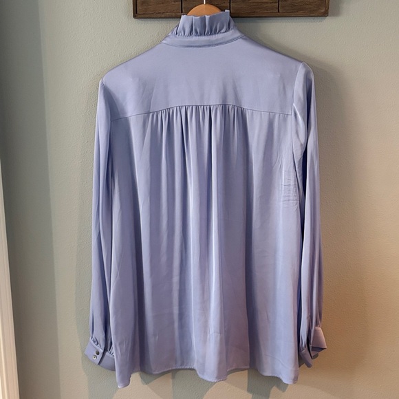 Sundance Albertine Blue Silk Women's Blouse size XL - Picture 3 of 8